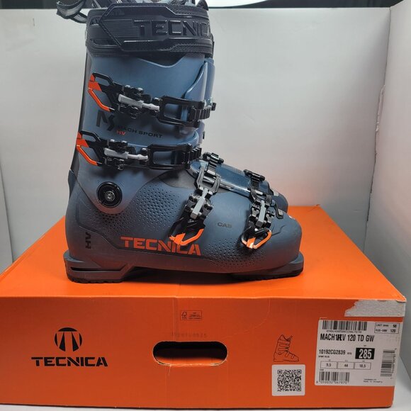 Tecnica Mach 1 HV 120 TD GW Men's Blue Ski Boots US Size 10.5 280-285 mm - Picture 1 of 12